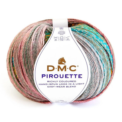 Artikl 8131 DMC Pirouette 200g, vícebarevná příze na pletení a háčková
