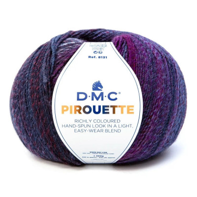Artikl 8131 DMC Pirouette 200g, vícebarevná příze na pletení a háčková