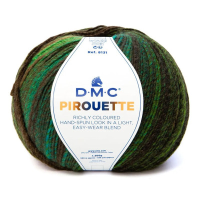 Artikl 8131 DMC Pirouette 200g, vícebarevná příze na pletení a háčková