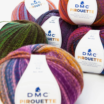 Artikl 8131 DMC Pirouette 200g, vícebarevná příze na pletení a háčková