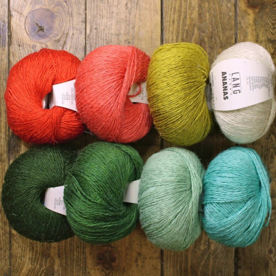 LANG YARNS artikl 1159 pletací příze Ananas 50g s vláknem z listů anan