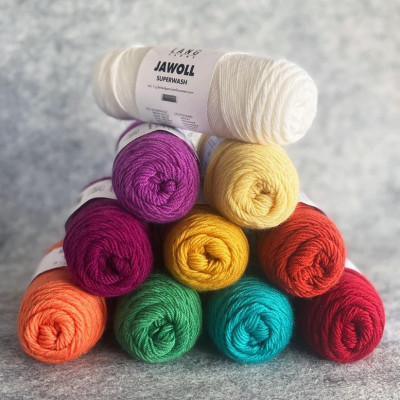 LANG YARNS artikl 83 prémiová ponožková příze Jawoll 50g