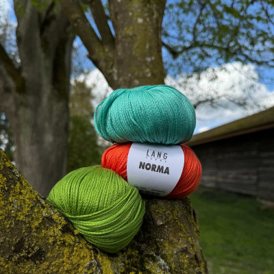 LANG YARNS artikl 959 bavlněná příze s modalem a viskózou Norma 50g