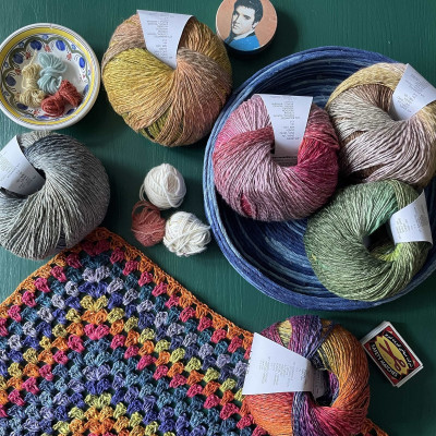 LANG YARNS artikl 1066 barevná lněná příze Linello 100g