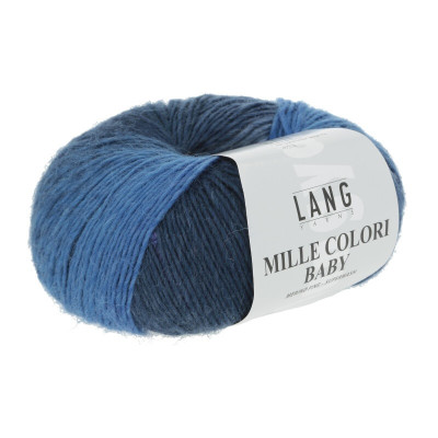 LANG YARNS artikl 845 barevná pletací příze z merino vlny Mille Colori