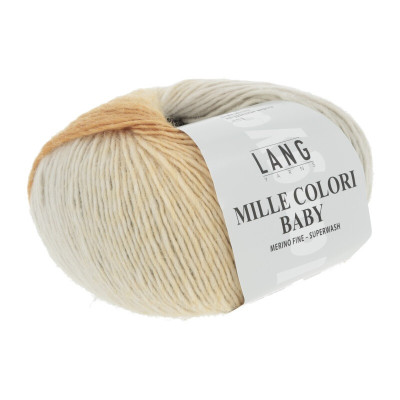 LANG YARNS artikl 845 barevná pletací příze z merino vlny Mille Colori