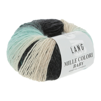 LANG YARNS artikl 845 barevná pletací příze z merino vlny Mille Colori