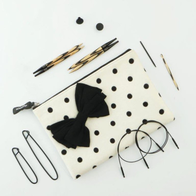 KnitPro Dreamz deluxe set dřevěných šroubovacích kruhových jehlic a př