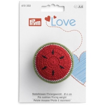 Jehelníček / těžítko 2v1 "Meloun" Ø 6 cm PRYM Love