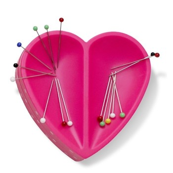 Magnetická miska "srdíčko" na špendlíky PRYM Love