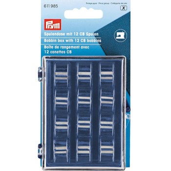 Kovové cívky CB (12 ks) v boxu PRYM