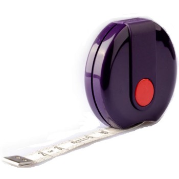 Krejčovský metr svinovací fialový 150 cm PRYM