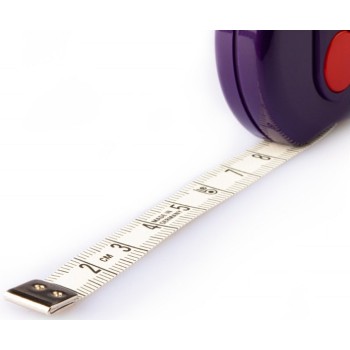 Krejčovský metr svinovací fialový 150 cm PRYM