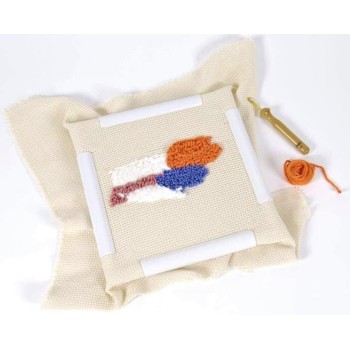 Čtvercový plastový rám DMC, 43 x 43 cm