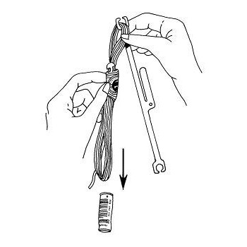 Plastová držátka přízí DMC (10 ks)