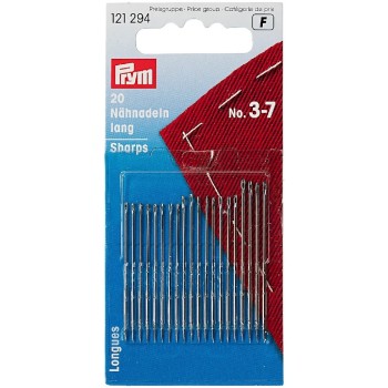 Jehly na ruční šití dlouhé (20 ks) PRYM