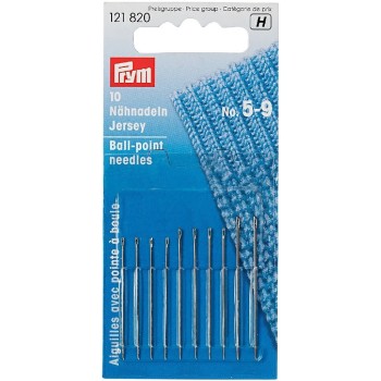 Jehly žerzej na ruční šití (10 ks) PRYM