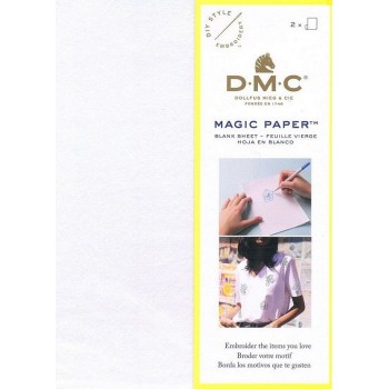 Rozpustný vlizelín Magic Paper DMC k vyšívání na oblečení 2x A5