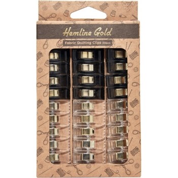 Kolíčky na látky 30 ks Hemline Gold