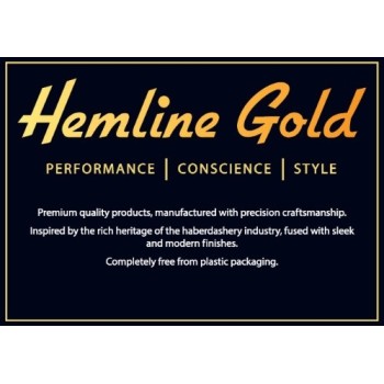 Špendlíky s bílými hlavičkami 60 ks ve skleněné dóze Hemline Gold