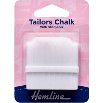 Krejčovská křída bílá s brusičem Hemline