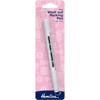 Vodou rozpustný značkovač bílý Hemline