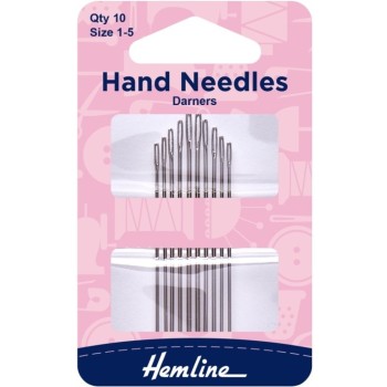 Jehly na ruční látání 10 ks Hemline