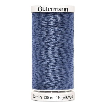 Džínová nit Gütermann Denim návin 100 m 100% polyester
