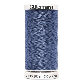 Džínová nit Gütermann Denim návin 100 m 100% polyester