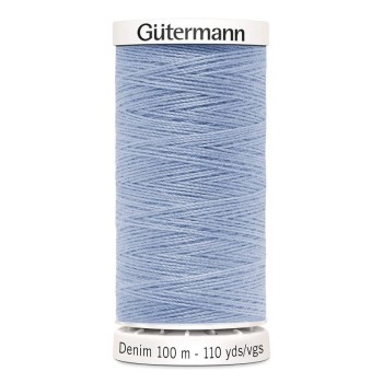 Džínová nit Gütermann Denim návin 100 m 100% polyester