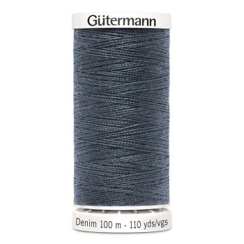 Džínová nit Gütermann Denim návin 100 m 100% polyester