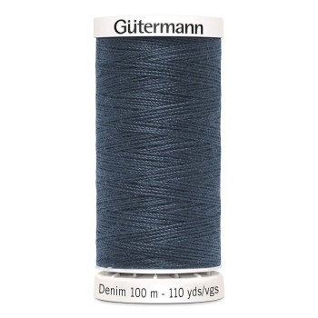 Džínová nit Gütermann Denim návin 100 m 100% polyester