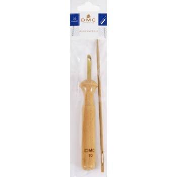 Dutá jehla (punch needle) s dřevěnou rukojetí DMC