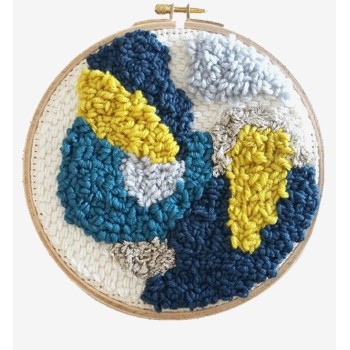 Dutá jehla (punch needle) s dřevěnou rukojetí DMC