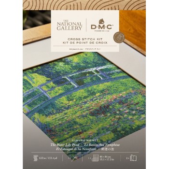 Sada na vyšívání DMC Claude Monet The Water Lily Pond, Jezírko s lekní