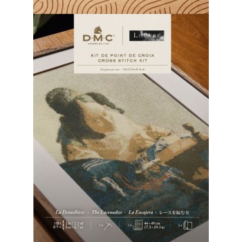 Sada na vyšívání DMC Vermeer The Lacemaker, Krajkářka