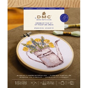 Sada na vyšívání DMC Květiny v konvičce