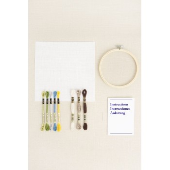 Sada na vyšívání DMC Květiny v konvičce