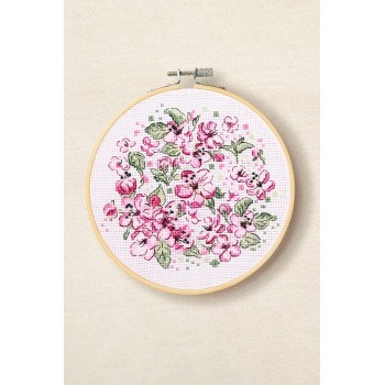 Sada na vyšívání DMC Třešňové květy