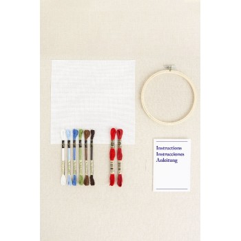 Sada na vyšívání DMC Motýl a květy