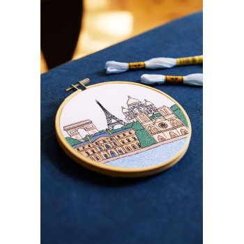 Sada na vyšívání DMC Pařížské památky