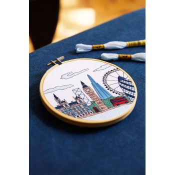 Sada na vyšívání DMC Londýnská scenérie