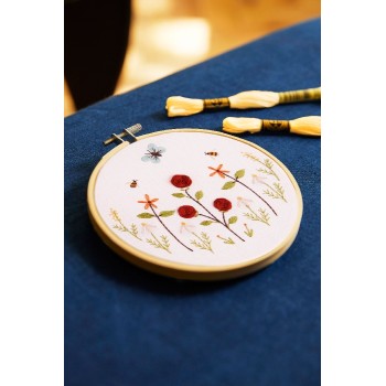 Sada na vyšívání DMC Zahradní kvítí