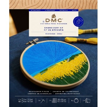 Sada na vyšívání DMC Slunečnicové pole