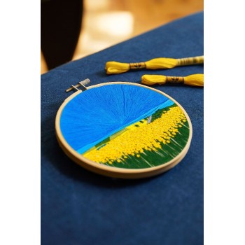 Sada na vyšívání DMC Slunečnicové pole