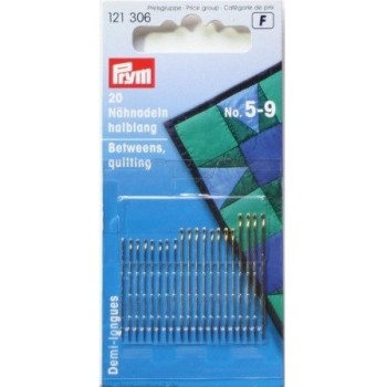Jehly na ruční šití polodlouhé (20 ks) PRYM
