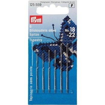 Jehly na vyšívání s tupou špičkou (6 ks) PRYM