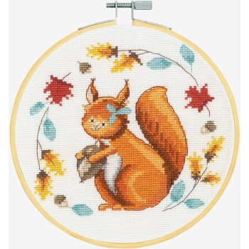 Sada na vyšívání DMC Roztomilá veverka