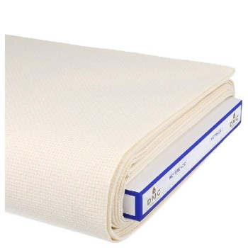 Vyšívací látka kanava Aida 14 ct DMC 100% bavlna béžová, metráž