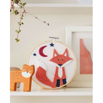 Sada Liška na tvorbu dutou jehlou punch needle DMC